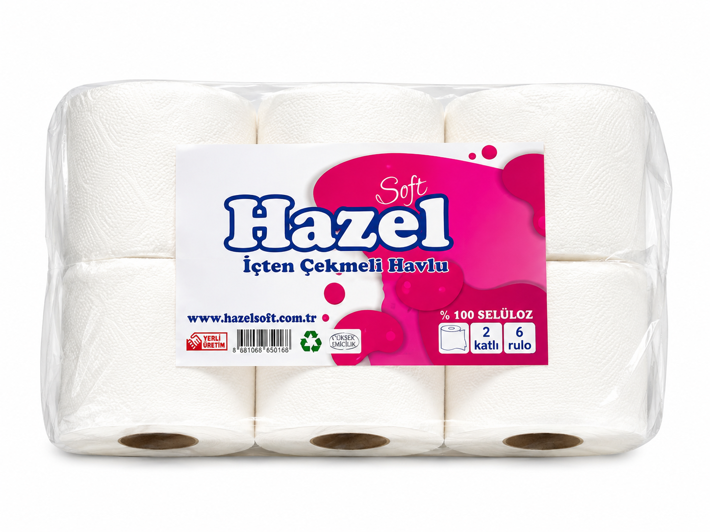 İÇTEN ÇEKMELİ HAVLU KAĞIT 6 KG 6'LI PAKET