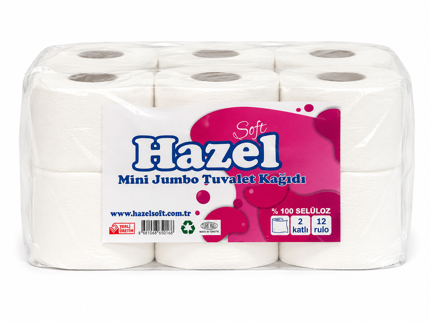 MİNİ JUMBO TUVALET KAĞIDI 2.5 KG 12'Lİ PAKET