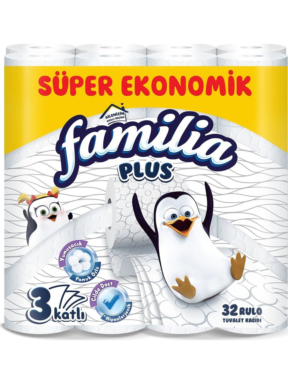 FAMİLİA 32'Lİ TUVALET KAĞIDI 3 KATLI