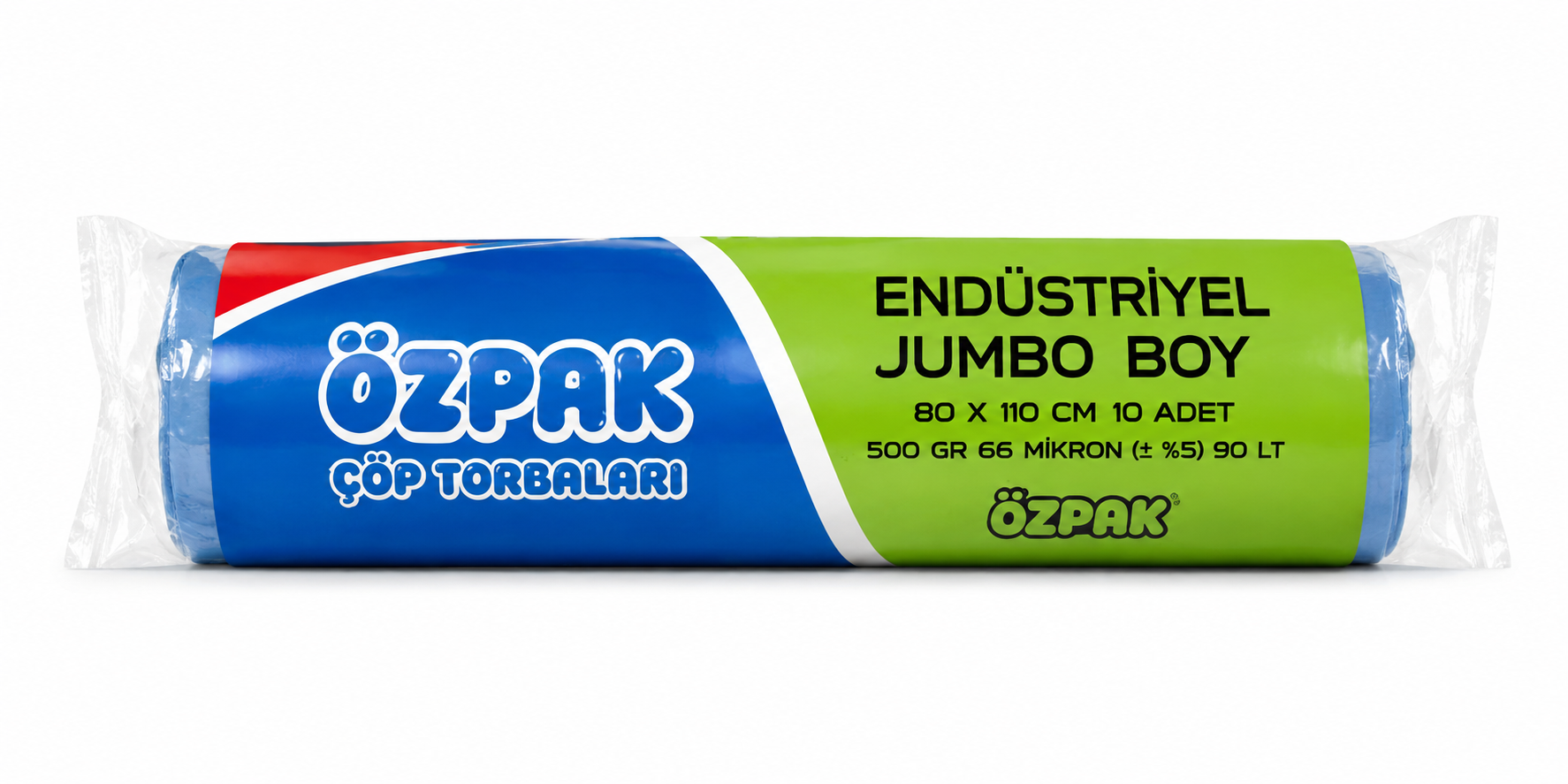 ENDÜSTRİYEL JUMBO BOY ÇÖP POŞETİ SİYAH 80x110 400 GR