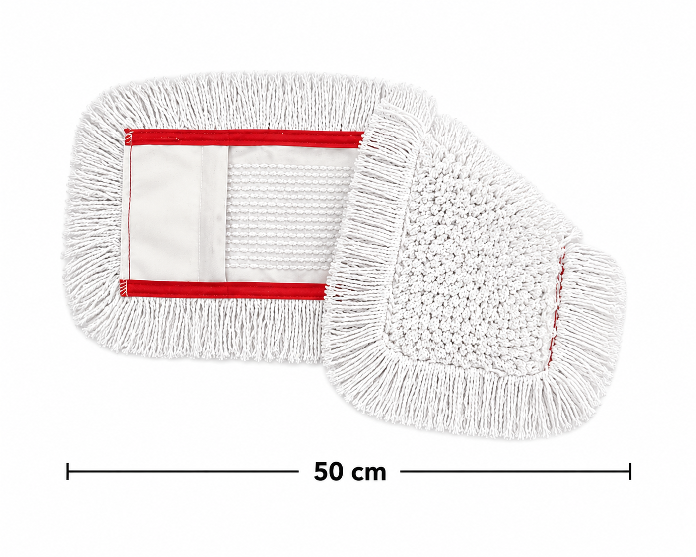 Nemli Mop Yedeği Kat Kesik 50 cm