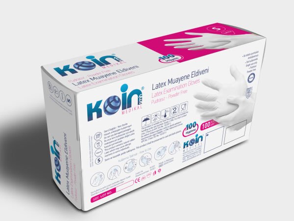 KOİN SMH PUDRASIZ LATEKS ELDİVEN BEYAZ SMALL 100'LÜ