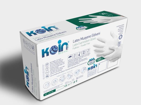 KOİN SMH PUDRASIZ LATEKS ELDİVEN BEYAZ X LARGE 100'LÜ
