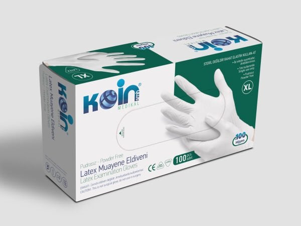 KOİN SMH PUDRASIZ LATEKS ELDİVEN BEYAZ X LARGE 100'LÜ