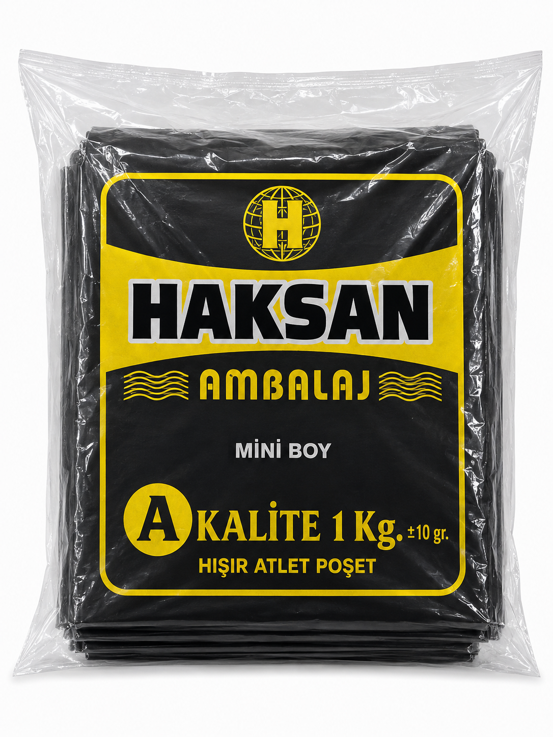 SİYAH ATLET POŞET A KALİTE MİNİ BOY 1 KG
