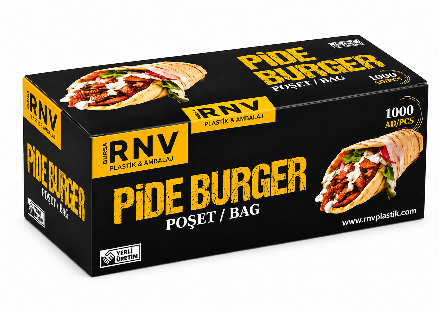 RNV Pide Burger Poşeti 1000 Adet