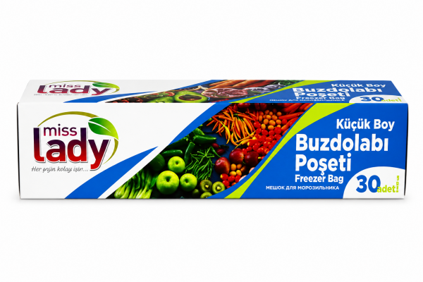 Miss Lady Buzdolabı Poşeti Küçük Boy 30 Adet