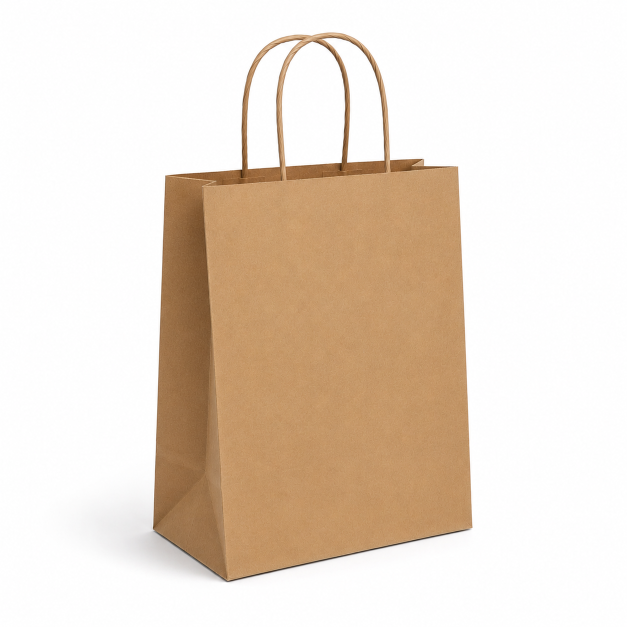Kraft Kağıt Çanta Burgu Saplı 22x28x12 cm 250 Adet