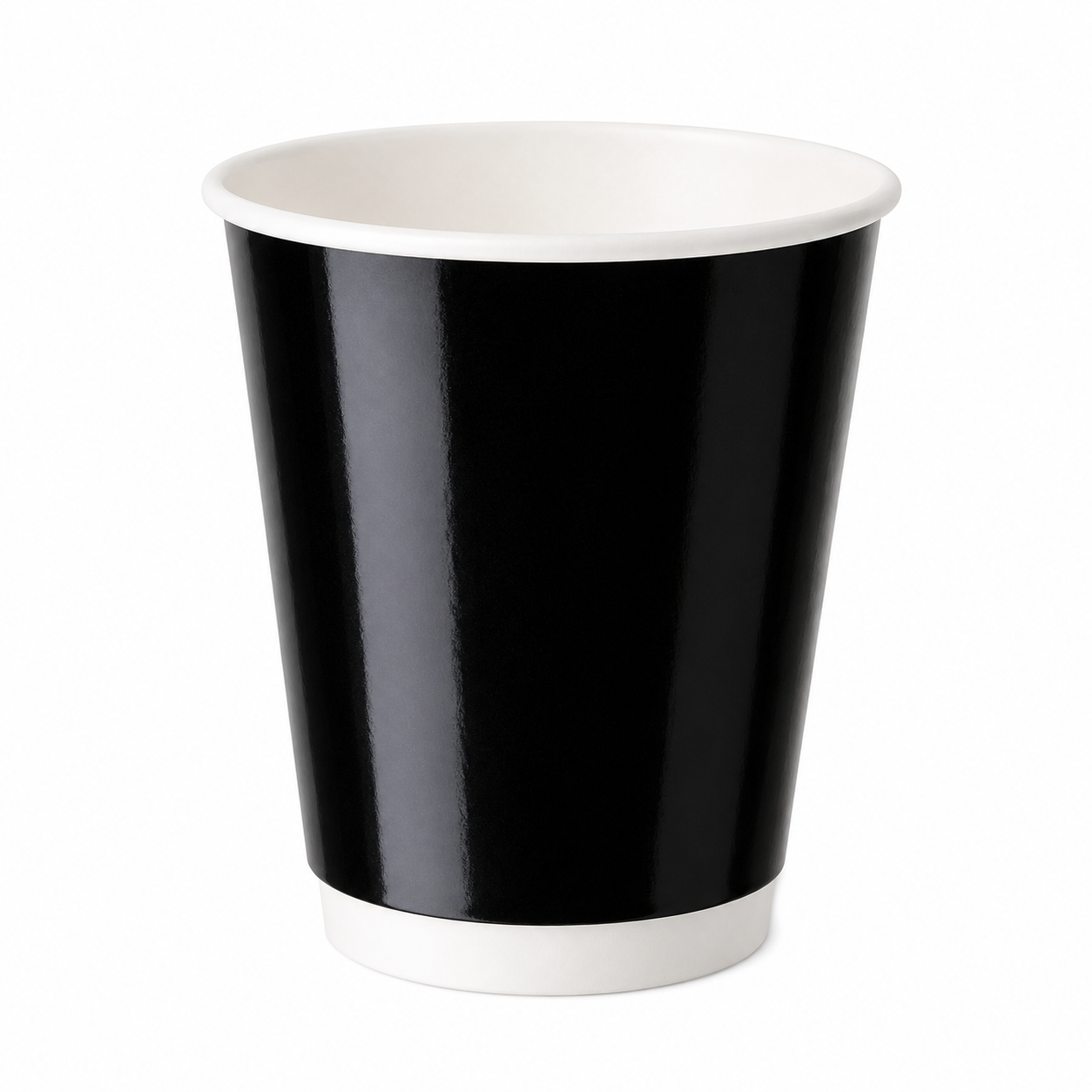 8 Oz Double Wall Siyah Karton Bardak 25 Adet