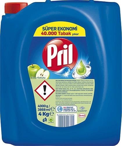 PRİL BULAŞIK DETERJANI ELDE YIKAMA 4 KG