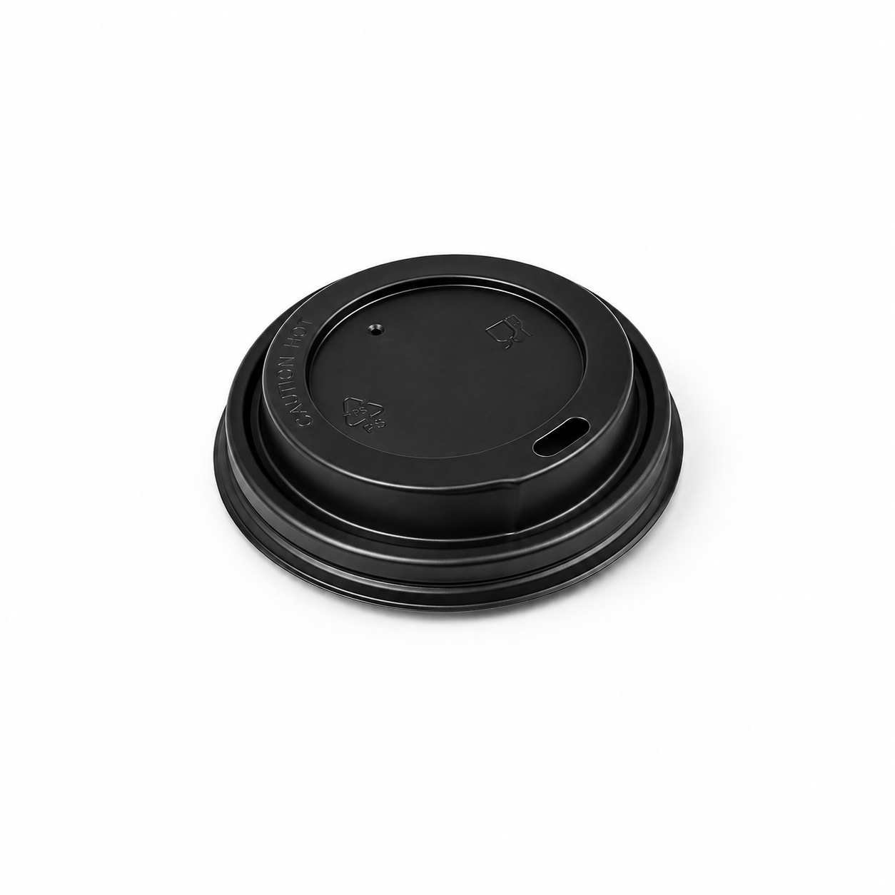 14 OZ DOUBLE WALL KARTON BARDAK KAPAĞI SİYAH - 100 ADET
