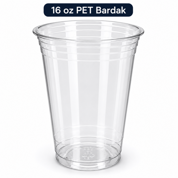 16 OZ PET BARDAK - 100 ADET