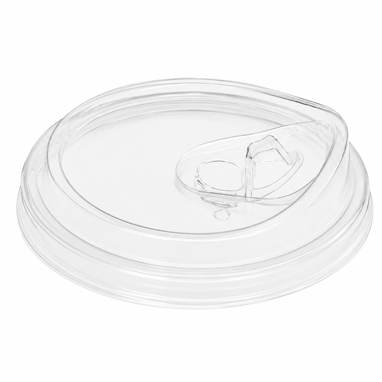 PET Klips Plastik Bardak Kapağı 95 mm 100 Adet