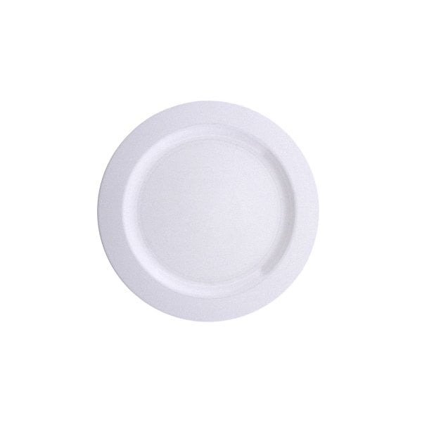 19 CM SERT PLASTİK MİKA TABAK BEYAZ RENK - 120 ADET