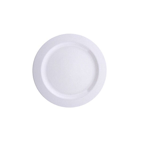 19 CM SERT PLASTİK MİKA TABAK BEYAZ RENK - 120 ADET