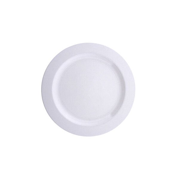 23 CM SERT PLASTİK MİKA TABAK BEYAZ RENK - 120 ADET