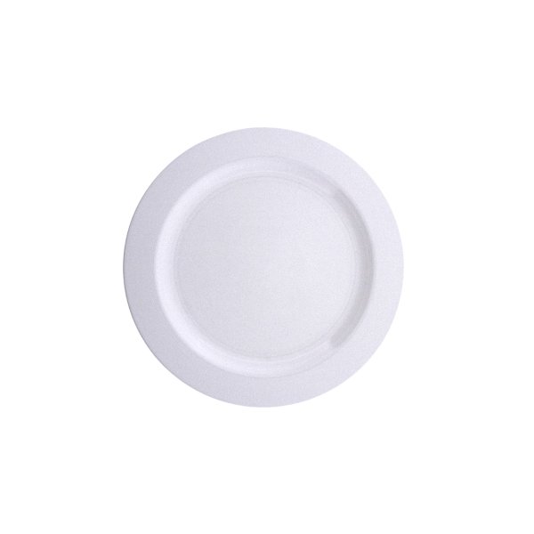 26 CM SERT PLASTİK MİKA TABAK BEYAZ RENK - 120 ADET